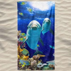 Toalla de playa de microfibra Delfines en Recife