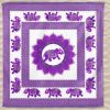 Toalla grande con diseño de elefante indio, 240 x 210 cm