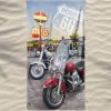 Toalla de playa de microfibra Harley Davidson Ruta 66