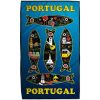 Toalla de playa Sardinas Portugal Microfibra Azul