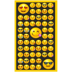 Toalla de Playa de Microfibra Muchos Emojis