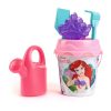 Juego de cubo de playa con regadera de princesas Disney