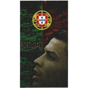 Toalla de playa de microfibra con cara de Cristiano Ronaldo