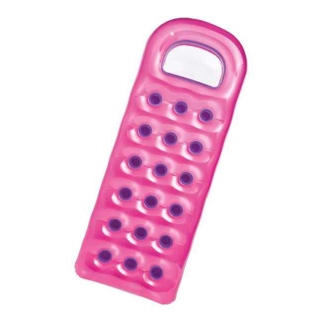 Colchón inflable con copa de colores Intex 59895 rosa