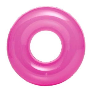 Intex 59260 Flotador Infantil Colorido Transparente Rosa