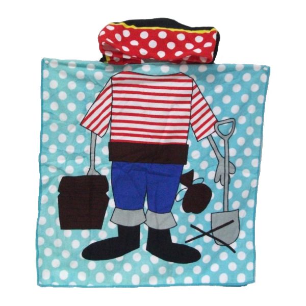 Poncho de Playa Infantil Poliéster Treasure Hunt