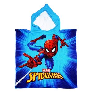 Poncho de Playa Infantil Poliéster Marvel Spider-Man
