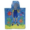 Poncho de playa de poliéster para niños