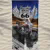 Toalla de playa de microfibra Harley Davidson Legendary Route 66
