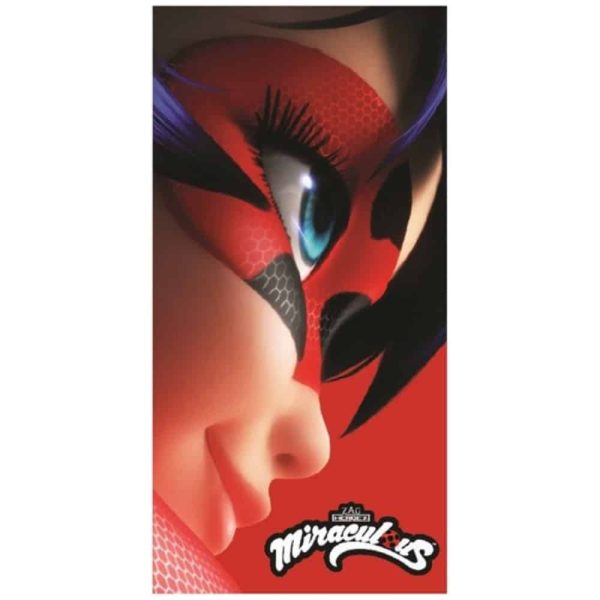 Toalla de Playa Infantil Miraculous Profile Microfibra