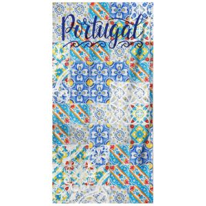 Azulejos Gastos Portugal Toalla de Playa de Microfibra