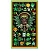 Toalla de playa de microfibra Bob Marley Emojis