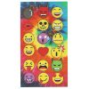 Toalla de playa de microfibra Emojis multicolor