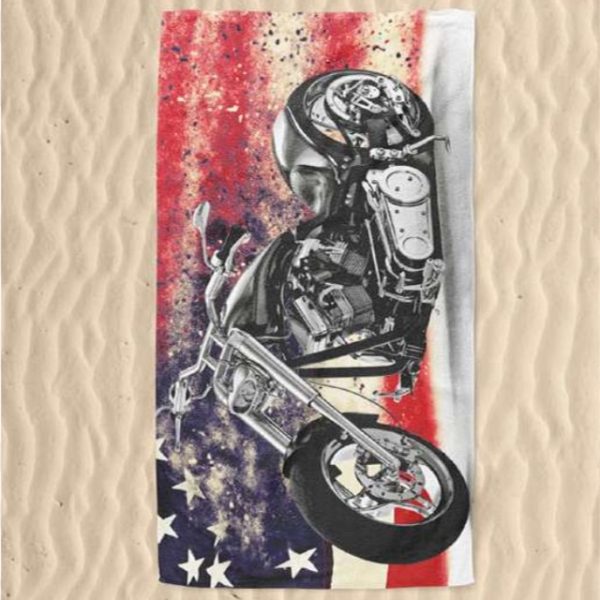 Toalla de playa de microfibra Harley Davidson Estados Unidos