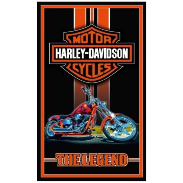 Toalla de playa de microfibra Harley Davidson The Legend