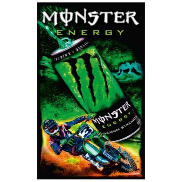 Toalla de playa de microfibra Monster Energy