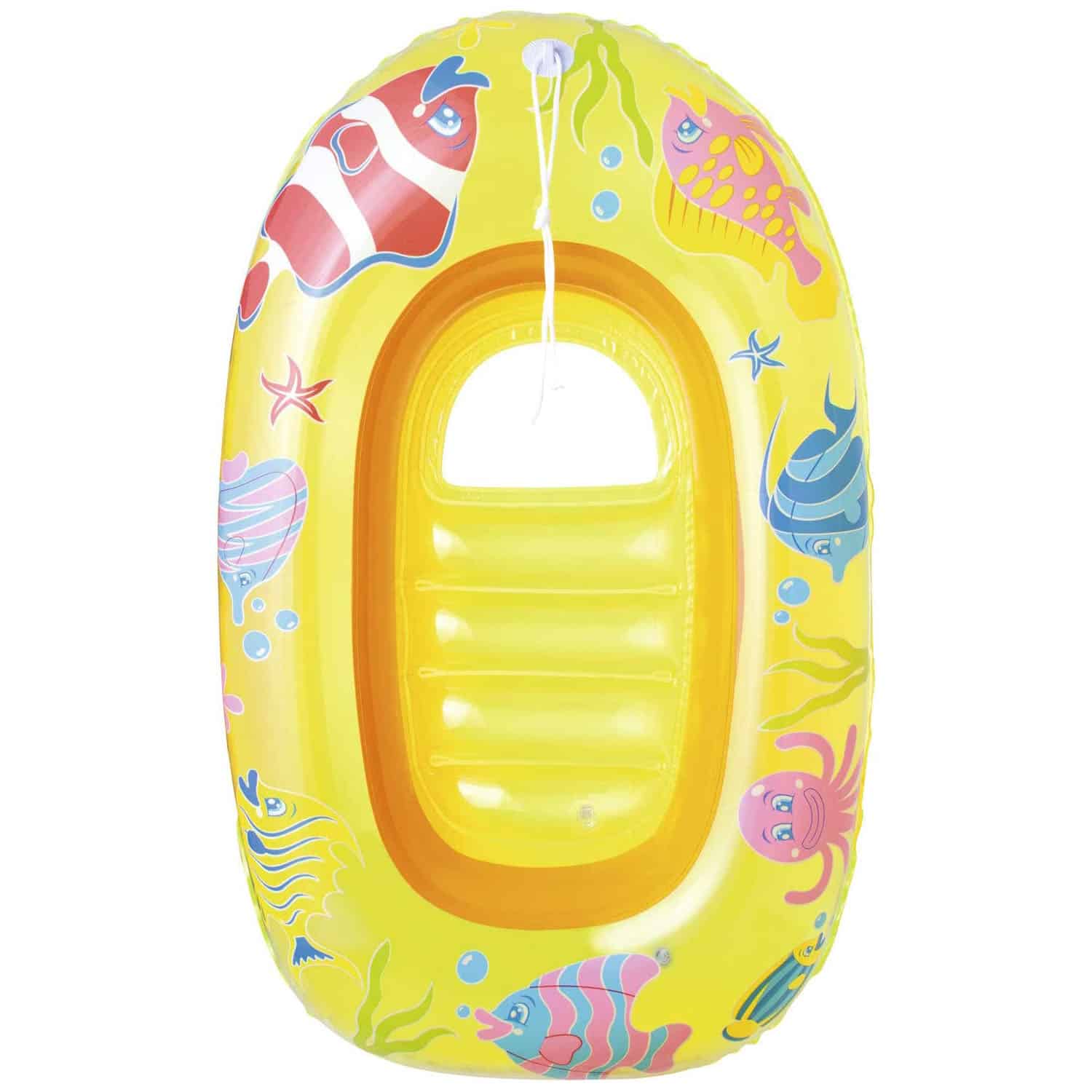 Barco Infantil con Peces Bestway 34036 Amarillo