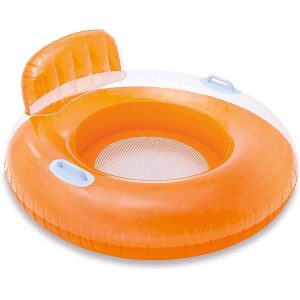 Silla Boya con Fondo y Respaldo Candy Intex Naranja 56512