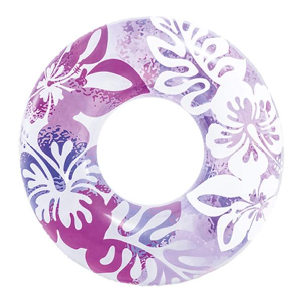 Intex 59251 Flotador de Hojas de Colores Lila