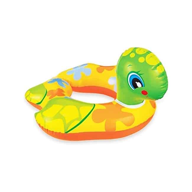 Flotador Hinchable de Animales de Zoo para Niños ajustable detrás Intex 59220 Tortuga