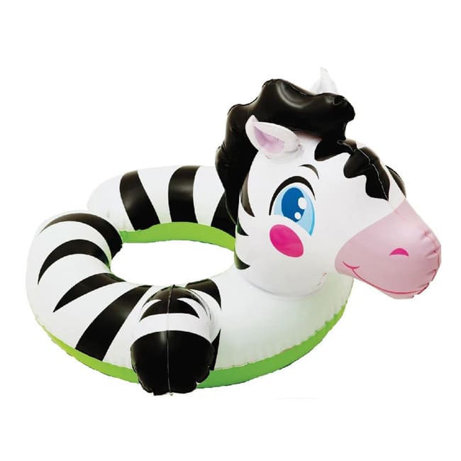 Flotador Hinchable de Animales de Zoo para Niños ajustable detrás Intex 59220 Cebra