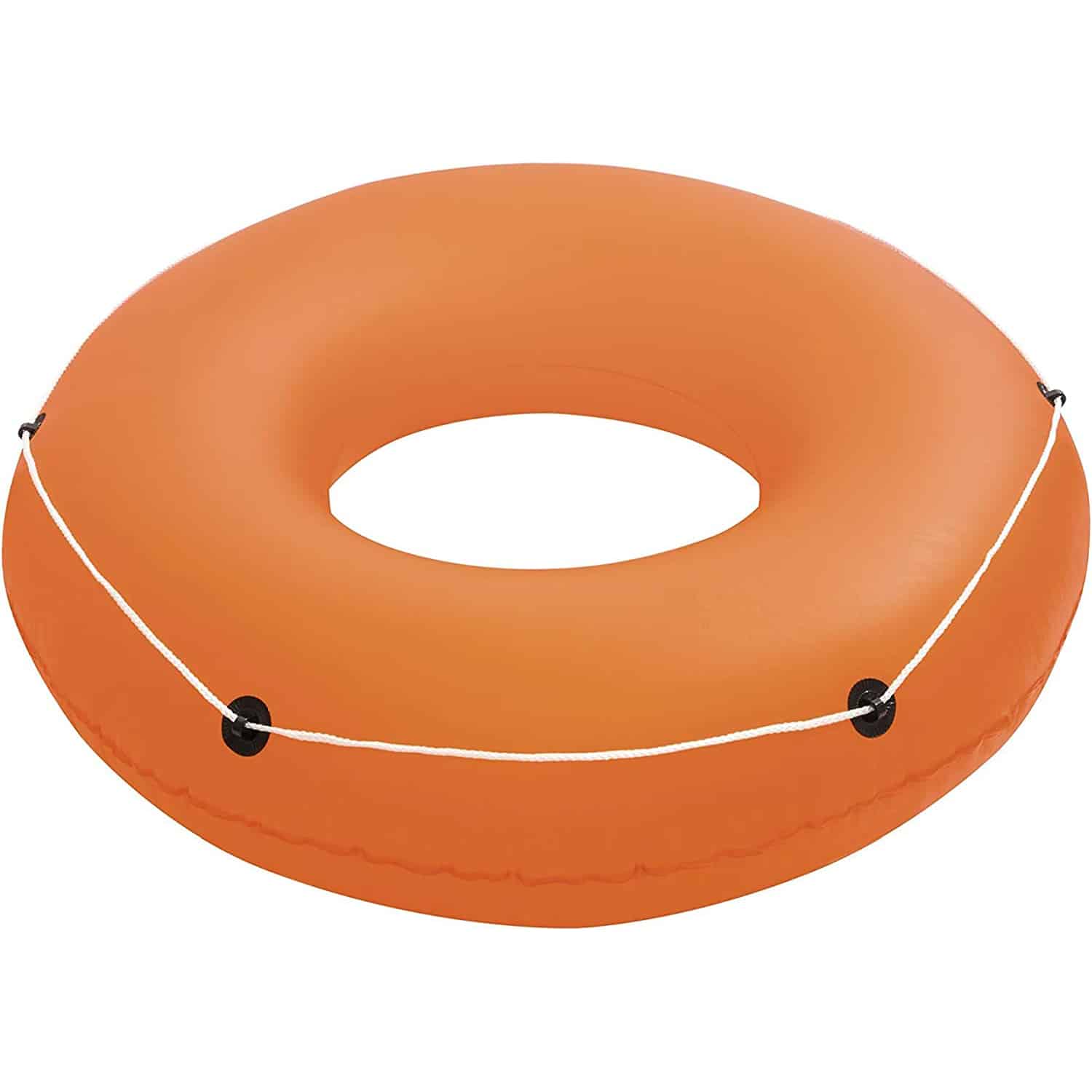 Anillo Liso Bestway con Cuerda 36120 Naranja