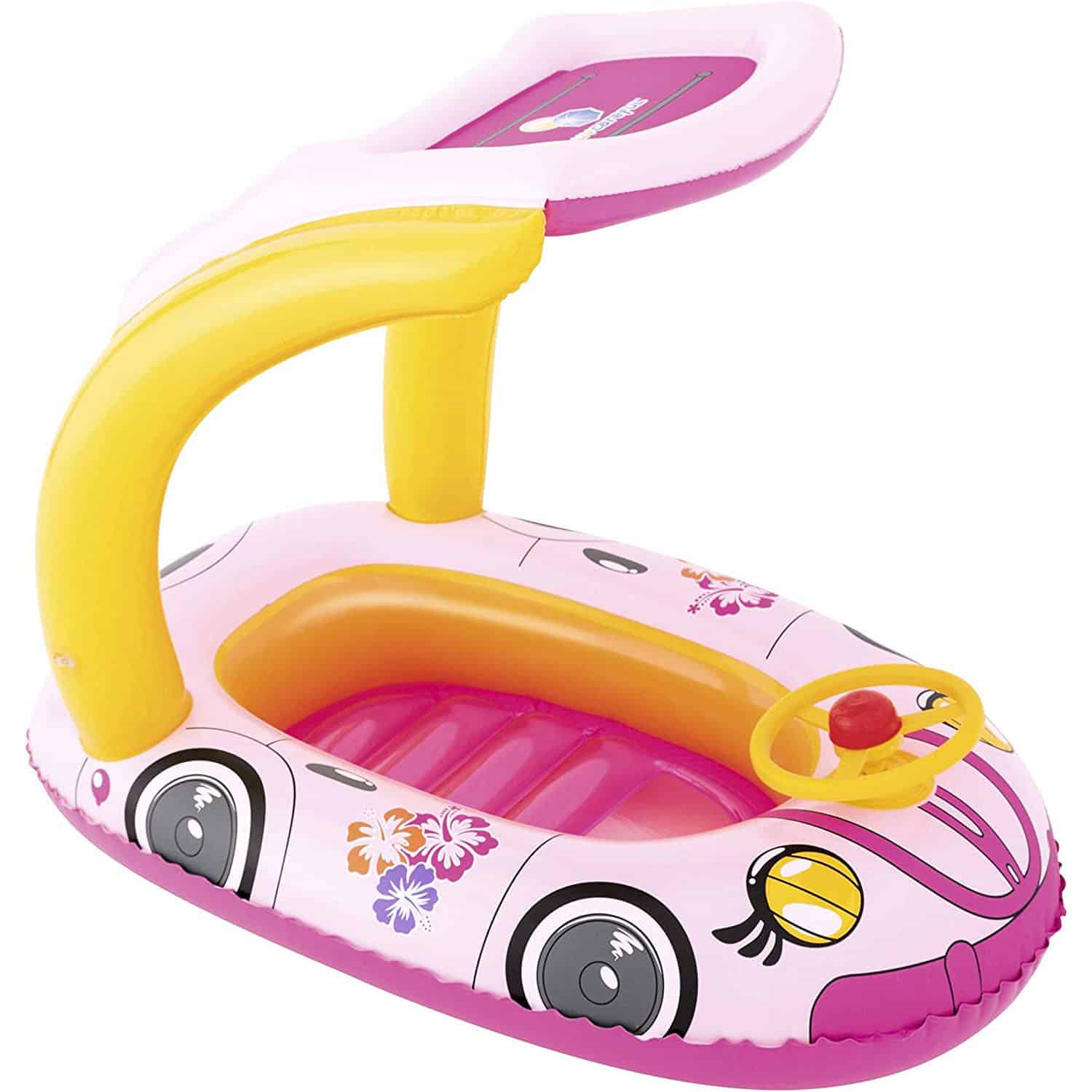 Coche Hinchable para Niños Cuidado UV Bestway 34103 Rosa