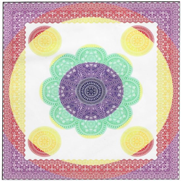 Toalla India Grande Mandalas Multicolores 240 x 210 cm