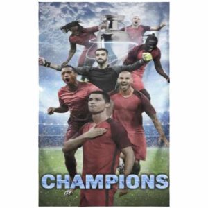 Toalla de playa de microfibra Cristiano Ronaldo Champions 180 x 100 cm
