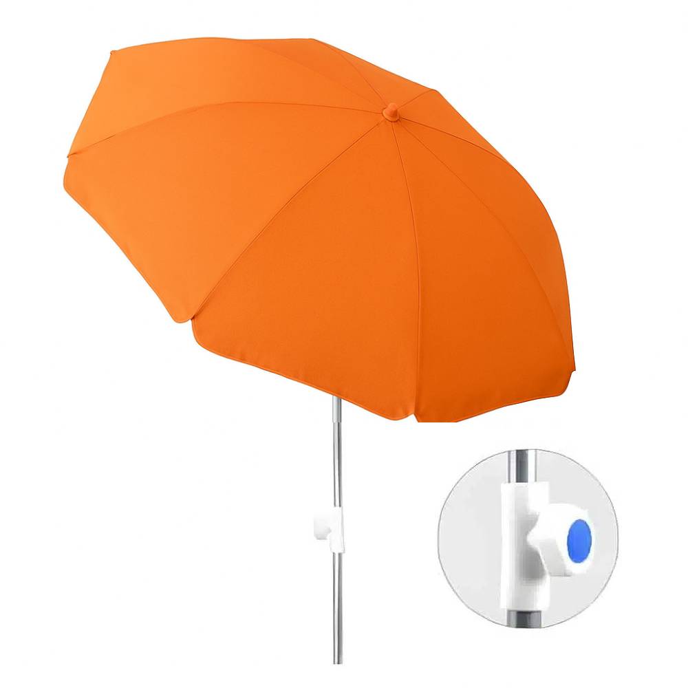 Sombrilla Poliester 1,80m Lisbon 15107 Naranja
