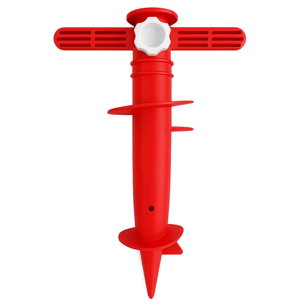 Pincho para acoplar Paraguas Doble Hélice Rojo
