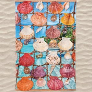 Toalla de Playa de Microfibra Conchas y Búzios