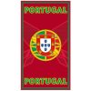 Toalla de Playa Portugal Microfibra Escudo Rojo