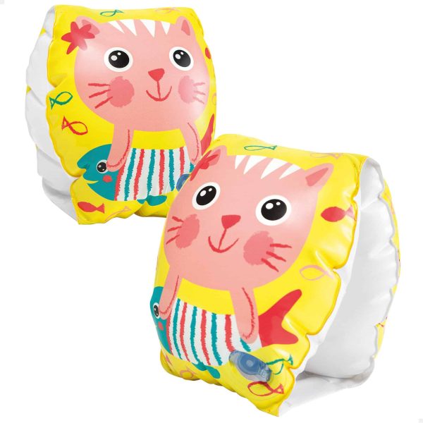 Brazaletes Hinchables Gato 6-36 meses Intex 56665