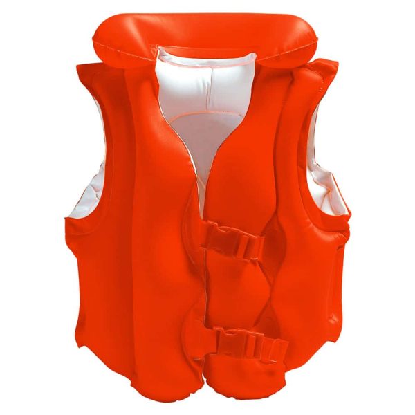 Chaleco Hinchable 3-6 años Naranja Intex 58671