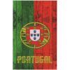 Toalla de Playa de Microfibra Bandera de Portugal Tablones de Madera