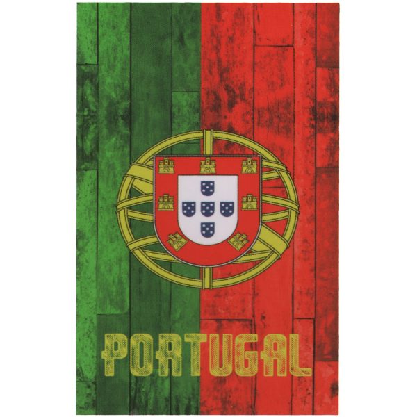 Toalla de Playa de Microfibra Bandera de Portugal Tablones de Madera