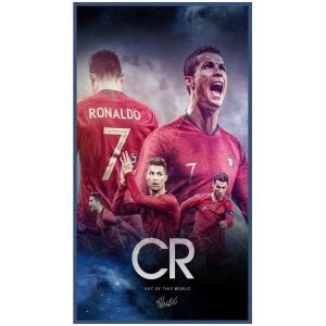 Cristiano Ronaldo Fuera de este mundo Toalla de playa de microfibra