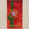 Toalla de Playa de Microfibra Mapa de Portugal One Nation