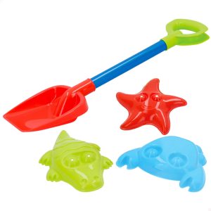 Juego de pala y forma de playa de animales