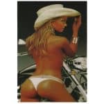 Toalla de playa de microfibra Mujer Desnuda Moto