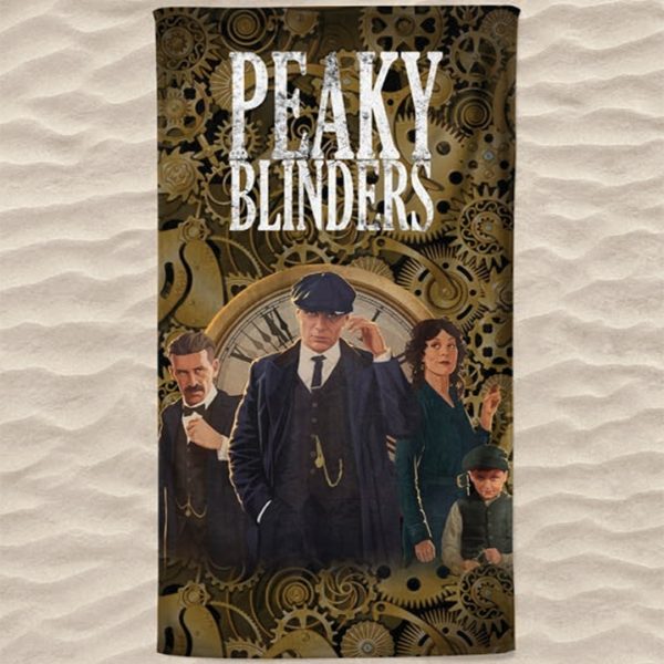Toalla de playa de microfibra Peaky Blinders