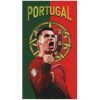 Toalla de playa de microfibra con bandera de Portugal de Cristiano Ronaldo
