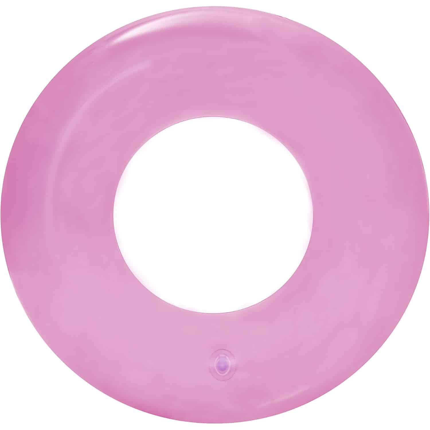 Flotador Infantil Transparente Colorido Bestway 36022 Rosa