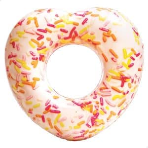 Flotador Hinchable Intex Corazón Donut Blanco 56253