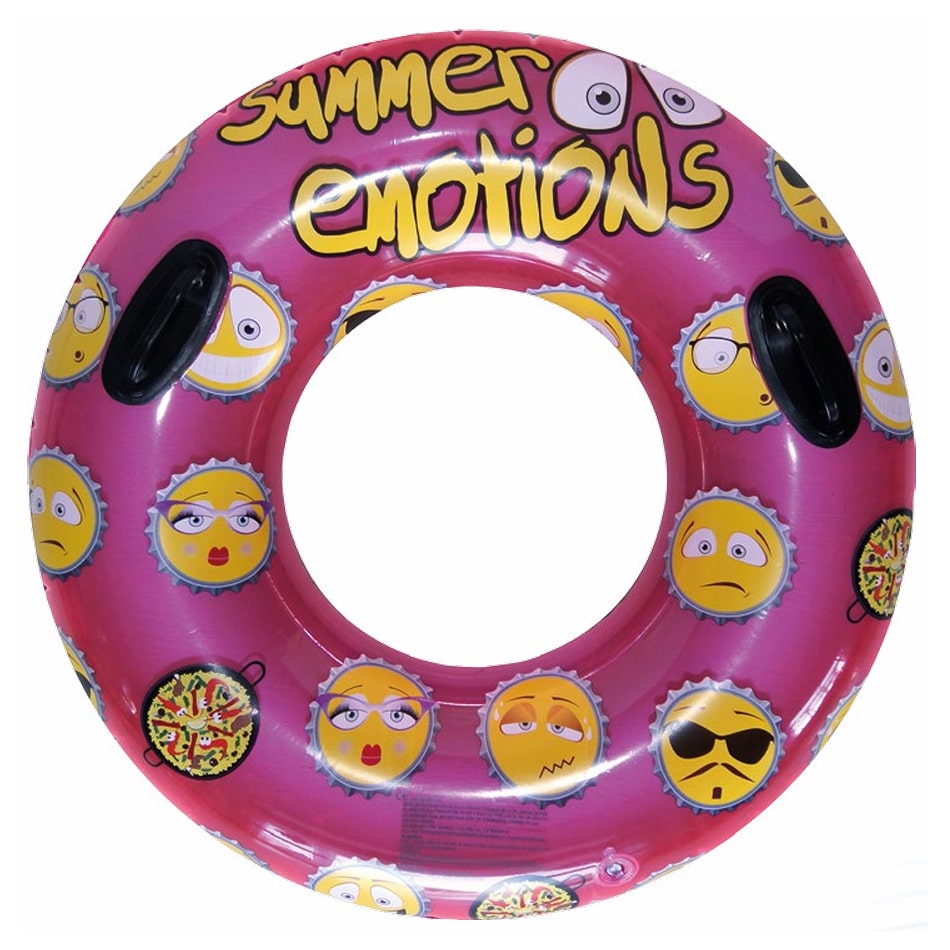 Boya Hinchable Emojis con Asas Aremar 6452 Rosa