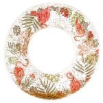 Flotador Hinchable Flamencos con Asas y Purpurina Aremar 55cm 60098