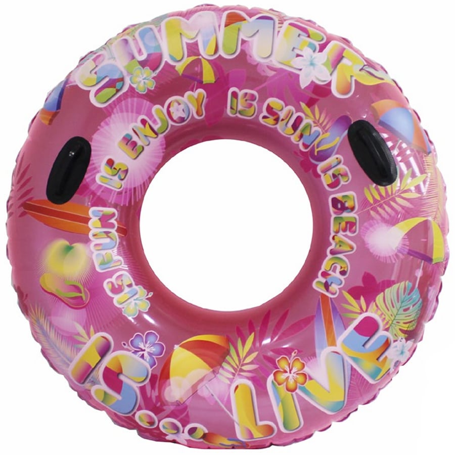 Boya Hinchable de Verano con Asas Aremar 60164 Rosa