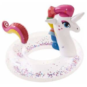Flotador Hinchable Unicornio Aremar con Purpurina