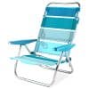 Tumbona de Playa Aluminio Reclinable Elsa Riscas Costa Azul hasta Tumbarse Solmar 15471